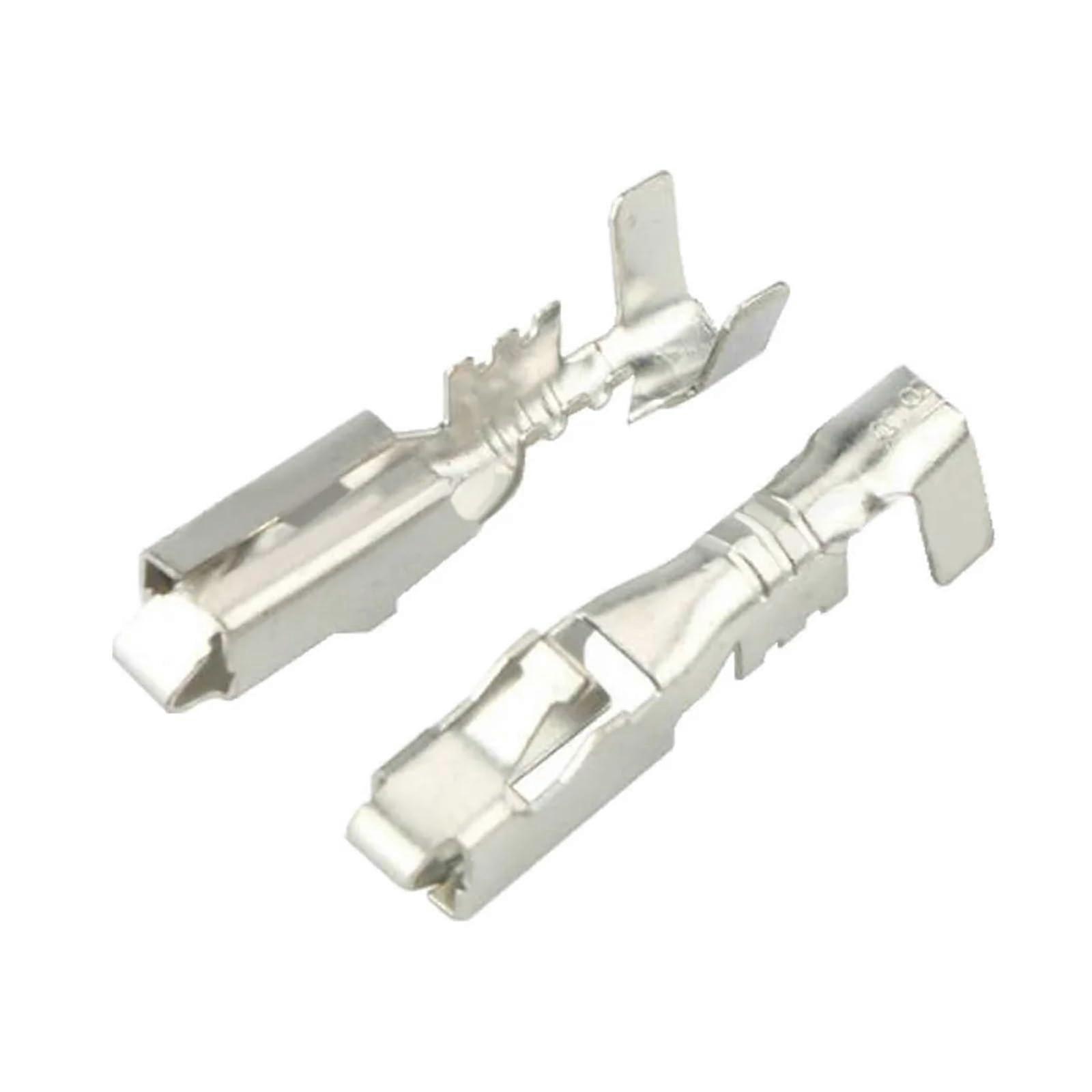 100PCS 2.8mm Automotive Connector Socket with Tinned Copper Terminal DJ623E2.8B for Secure Wiring