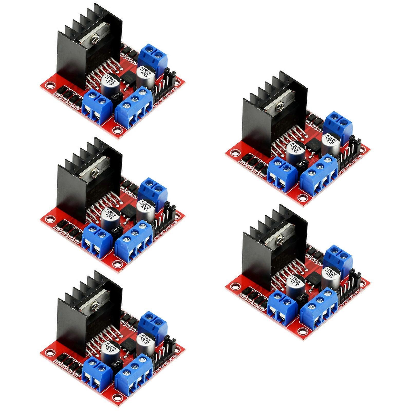 L298N Compatible Motor Driver Board Overheats Protections and Easy Interfaces for Microcontroller Projects Multicolor