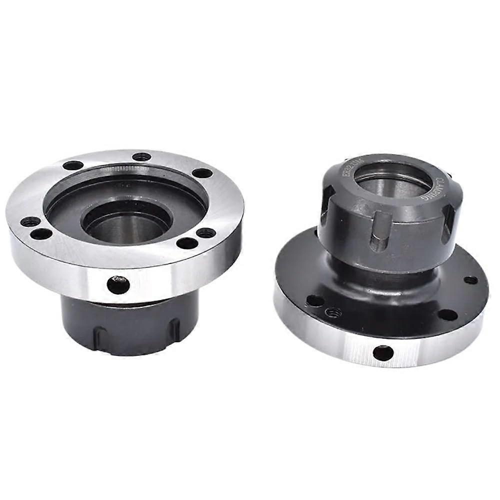 ER25 Collet Chuck D80mm 7Hole for CNC Milling Lathe, Precision Hardened Steel Tool Holder