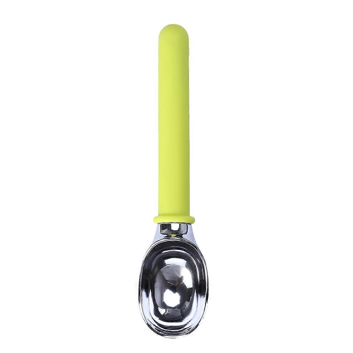 Zinc Alloy Ice Cream Spoon For Kitchen Tool Green 1Pcs Portioning