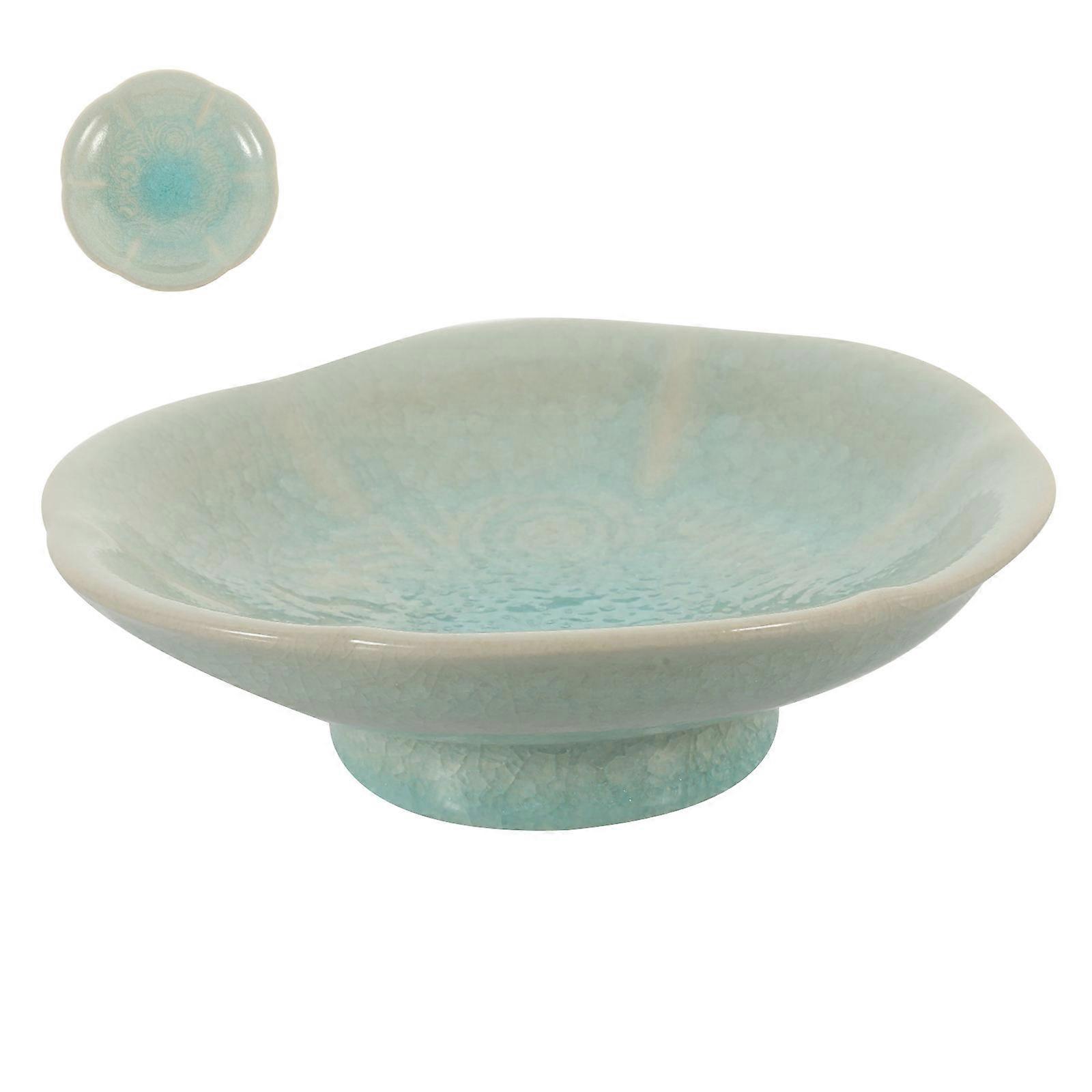 Ceramic Pattern Plate for Food Serving 1 Piece