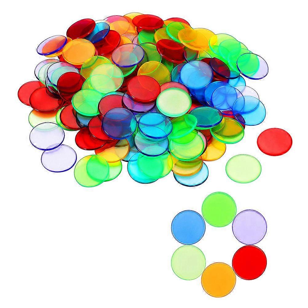 Game Chips Plastic Counters for Kids Playing 200Pcs Colorful Counters