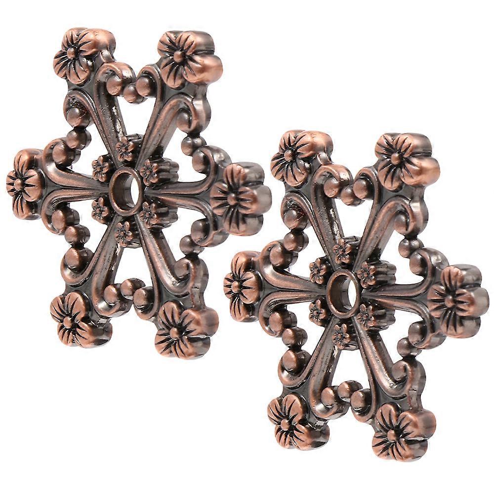 Zinc Alloy Brown Cross Stitch Thread Organizer for Thread Storage 2Pcs