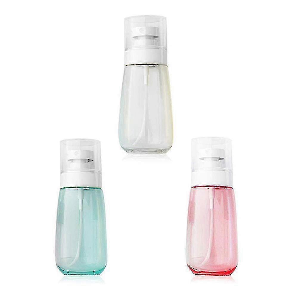 25-26 Clear Empty Spray Bottle Refillable Fine Mist Perfume Forming 3 Pack