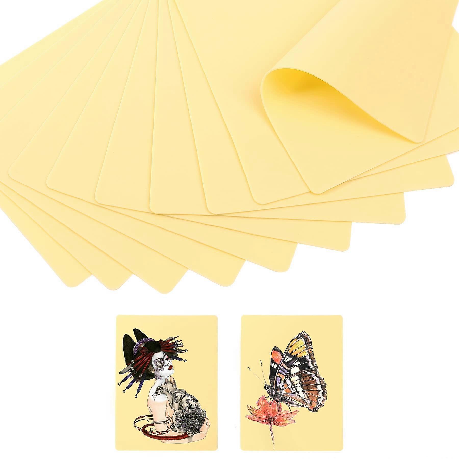 10 Pack Blank Tattoo Practice Skin 8x6 Inch for Beginners and Professionals Consistent Surface