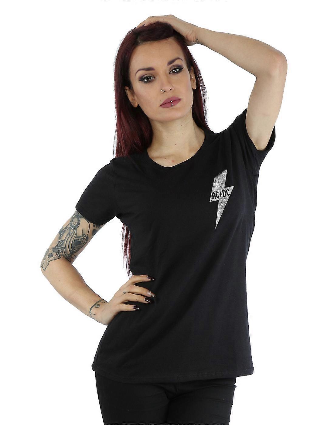 AC/DC Women's Small Lightning Bolt T-Shirt