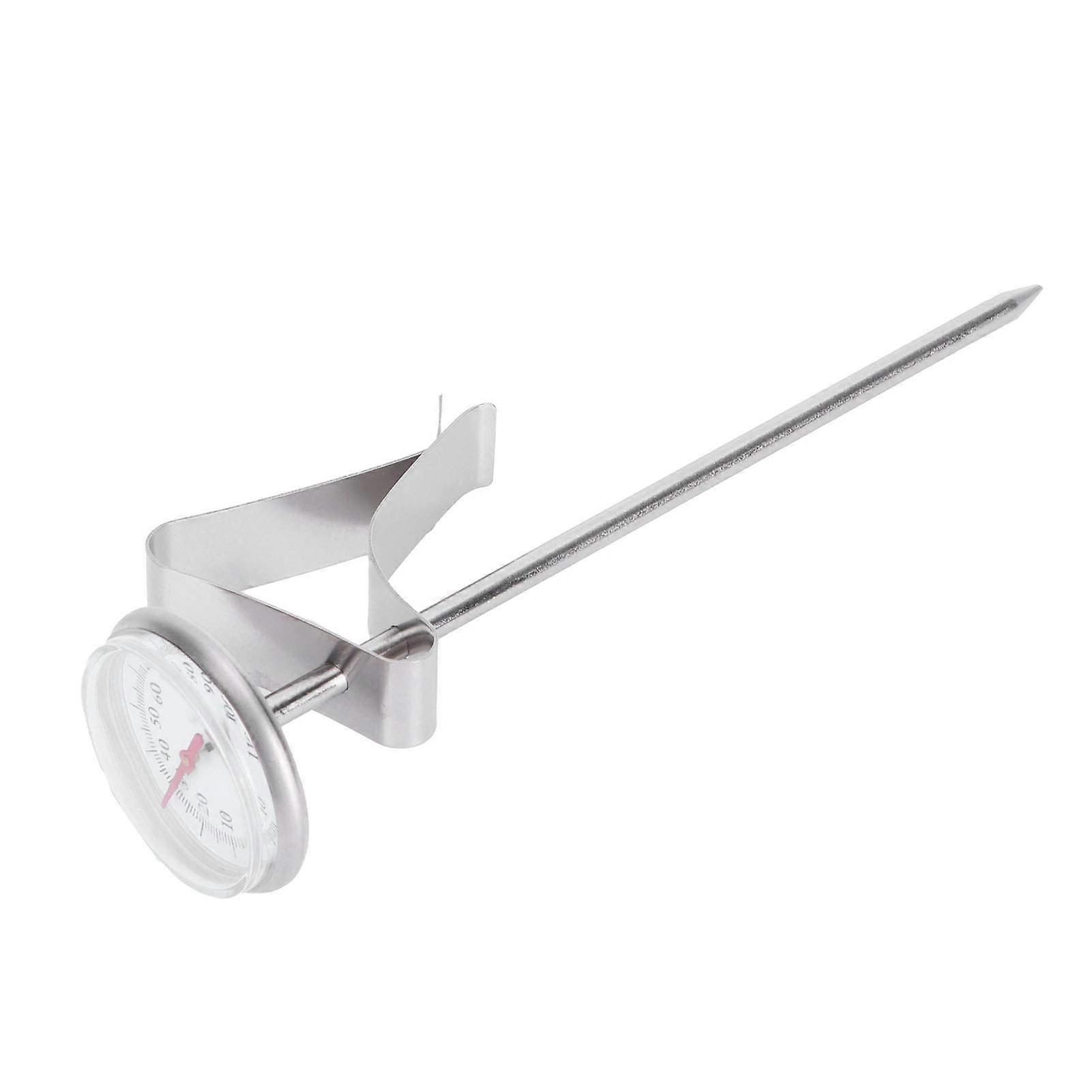 Milk Frothing Thermometer with Adjustable Hook, Precise Temperature Control for Coffee, Tea, and Milk
