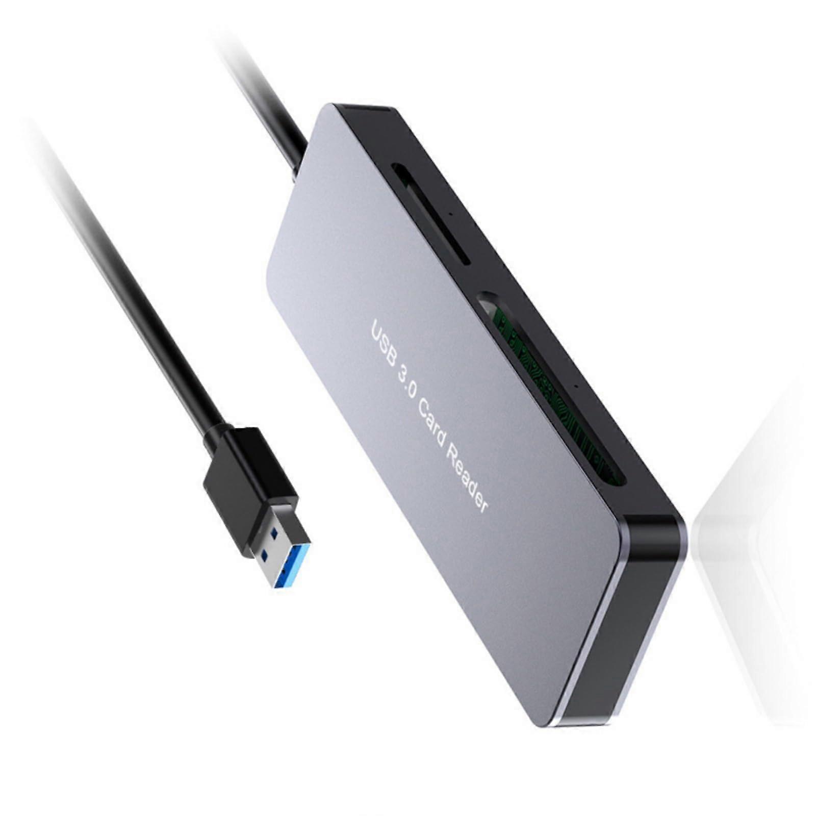 5 in 1 USB 3.0 Card Reader  Speed Aluminum Multi Card Adapter for SD TF MS CF XD