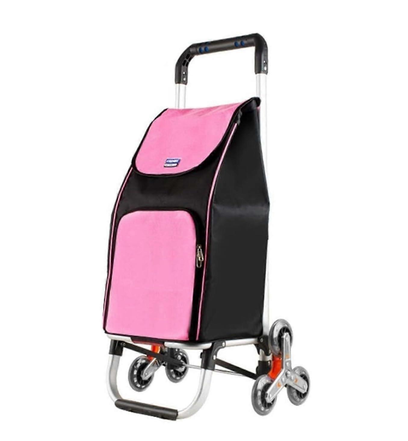Foldable Shopping Trolley with Removable Bag, Lightweight Aluminum Frame and SmoothRoll Wheels