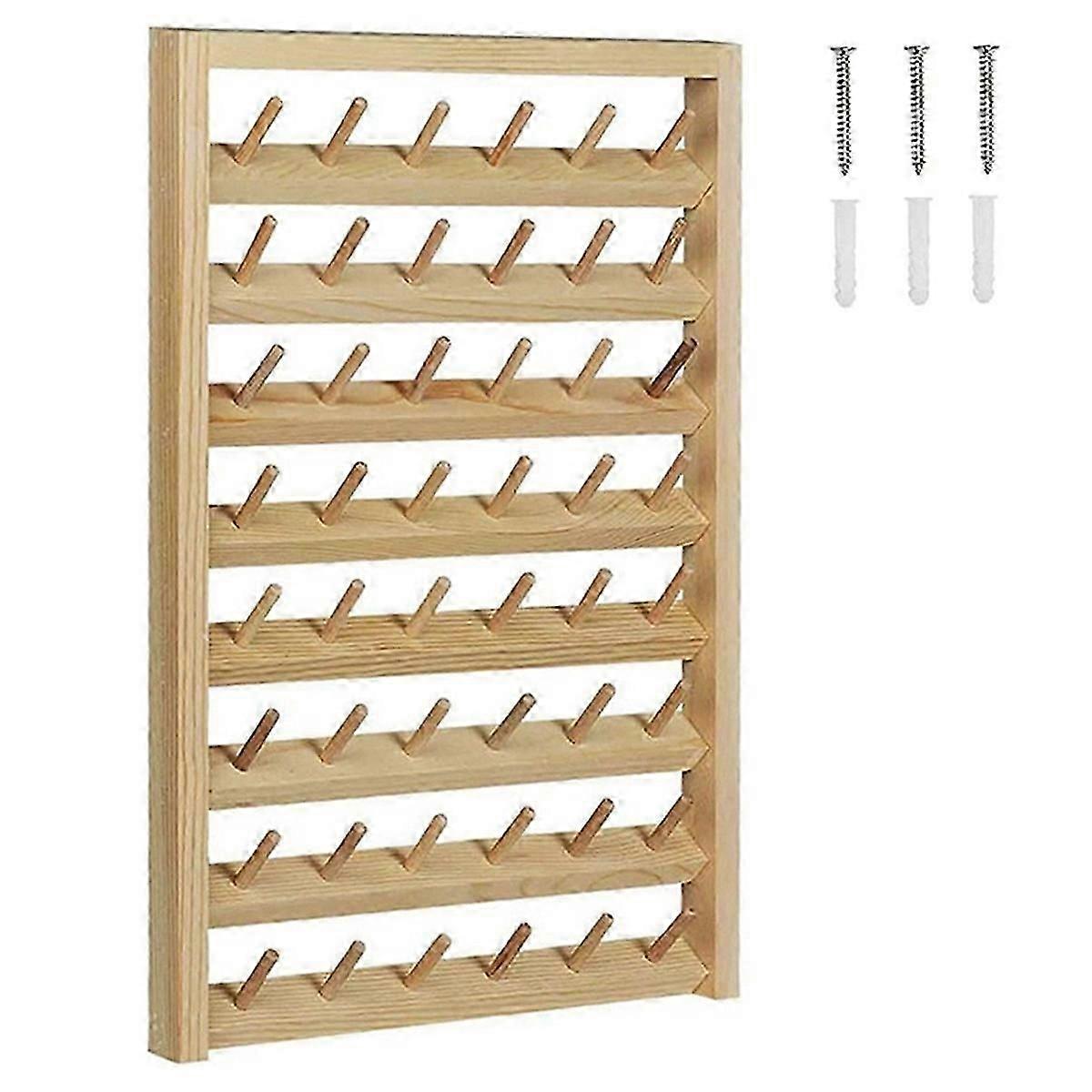 48 Spool Sewing Thread Stand,Wall Mount Sewing Thread Stand