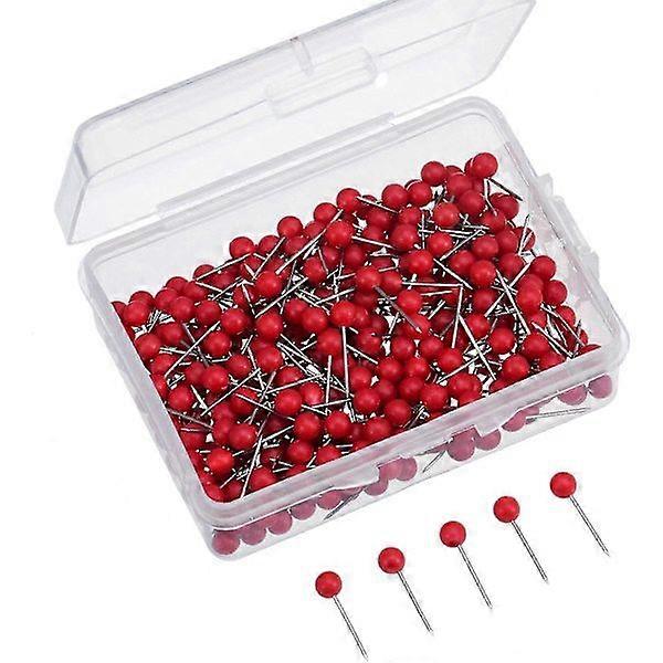 Map pins 3 mm Small, 300-pack (Red)