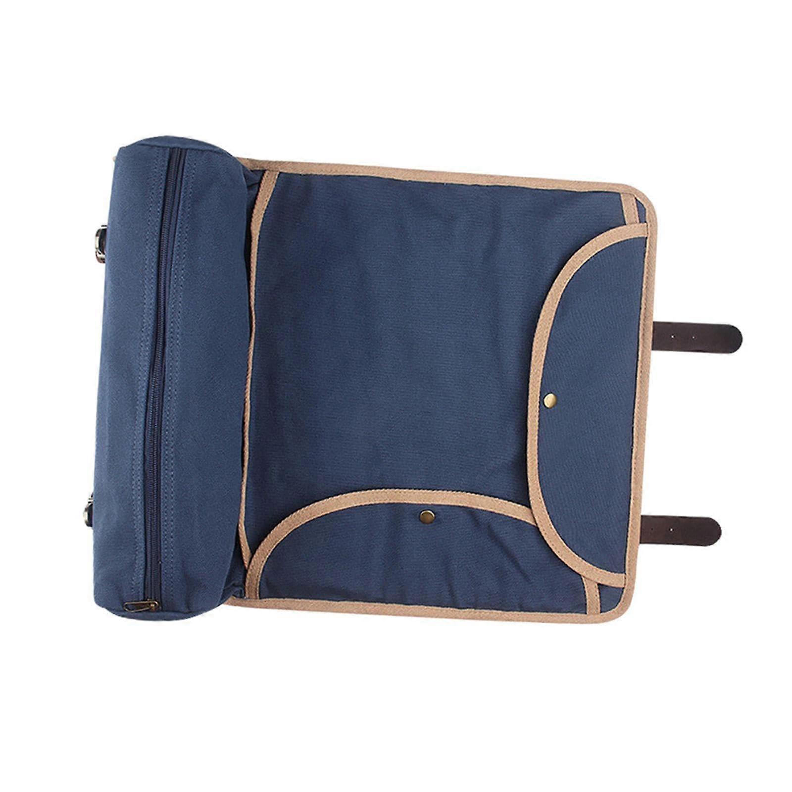 Bartender Travel Bag with Multiple Compartments, Durable Oxford Fabric, Adjustable Strap, Blue