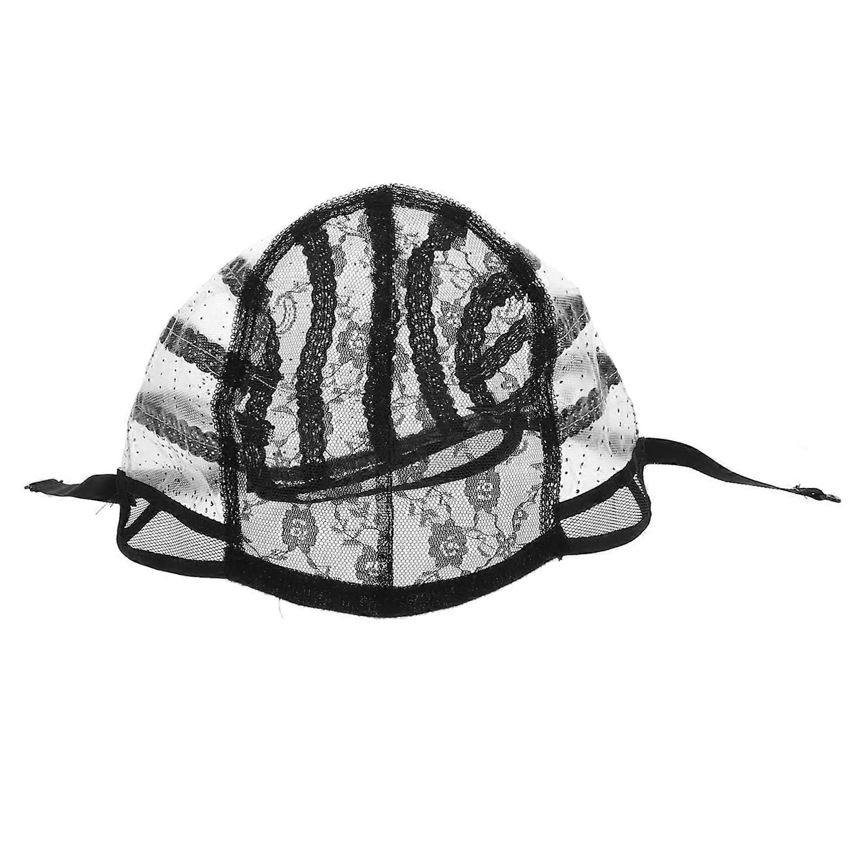 Mesh Wig Cap for Wig Making with Adjustable Elastic Band and Breathable Net Fabric