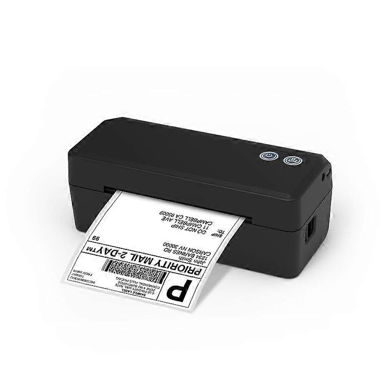 Thermal  Label Printer 4x6 Wireless Bluetooth Speed Ink Compatible with Windows Mac Android iOS Black