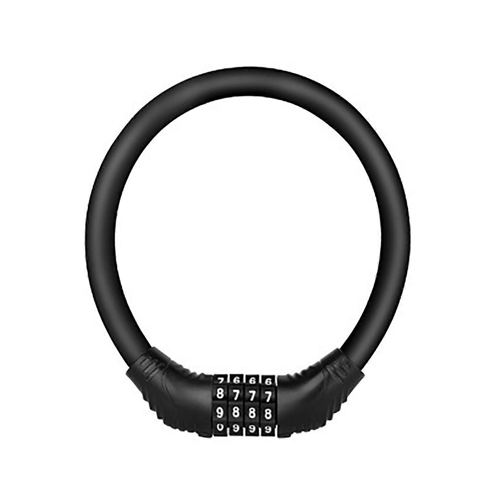 Bike Combination Lock with 4Digit Code,  Security CutResistant Steel Chain for Bicycle and Motorcycle