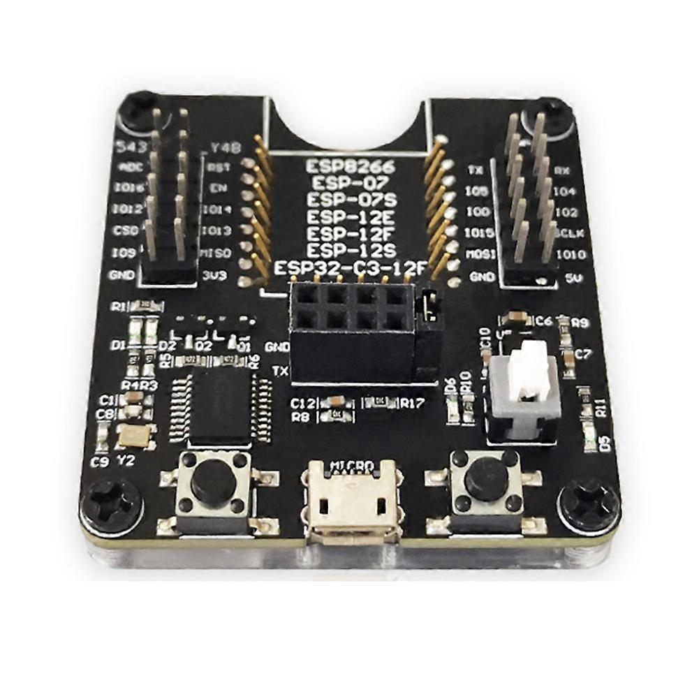 ESP8266 Support de programmeur de module de rack de test ESP-01 01S 12 ESP32-C3-12F Module portable multifonction