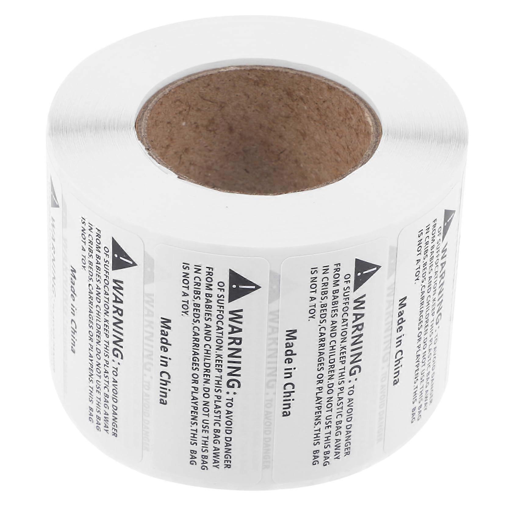 1000pcs SelfAdhesive Suffocation Warning Labels with Strong Adhesive for Packaging and