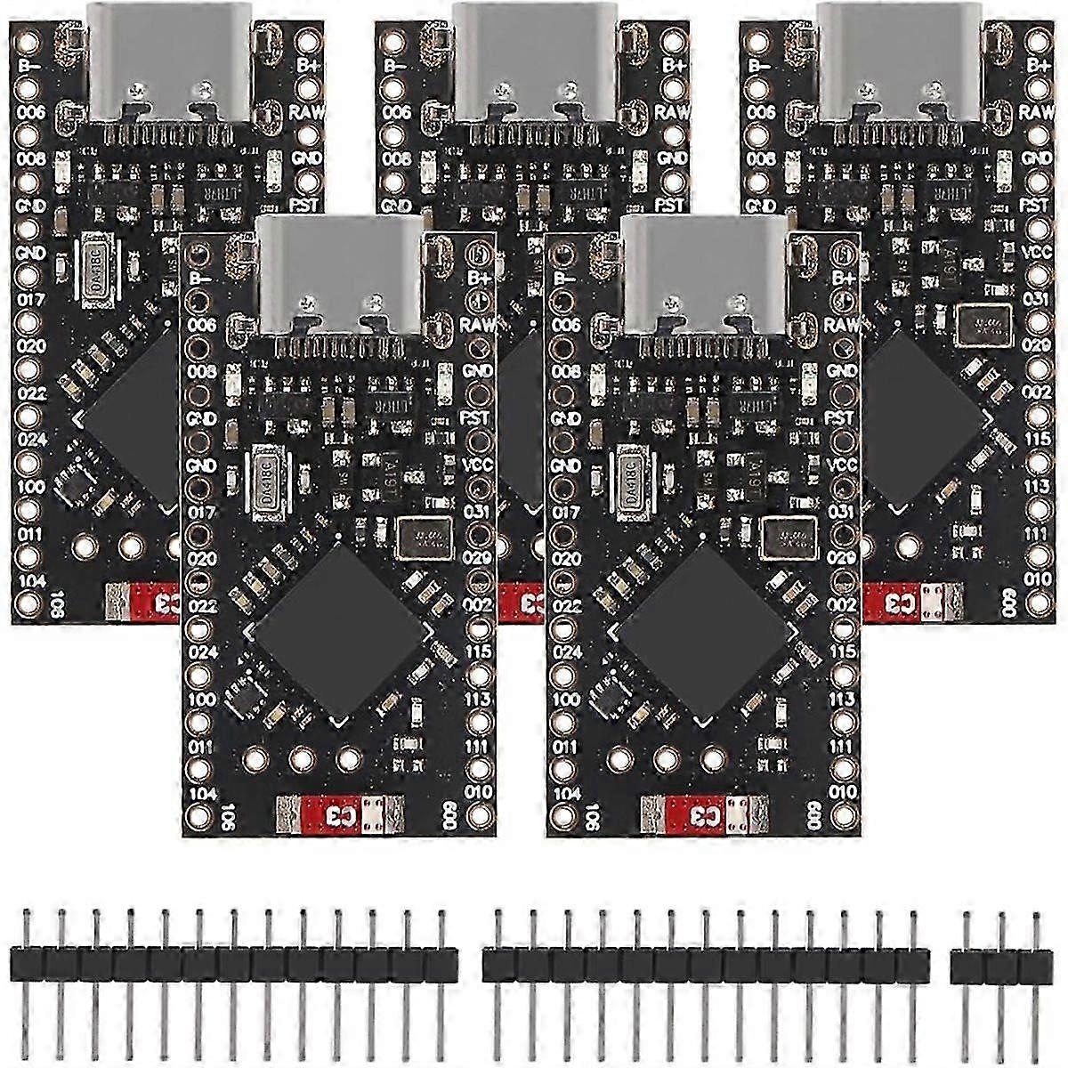 Pro Micro NRF52840 utviklingskort, Bluetooth, Type-C, for IDE - 5 stk.