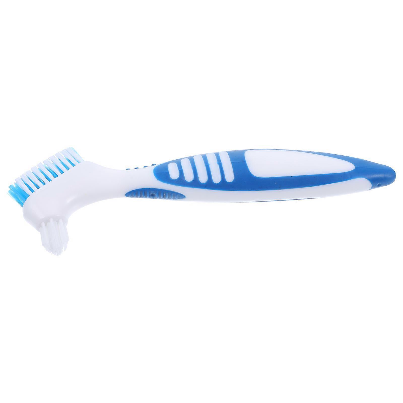 White Turtle Shell Cleaning Brush for Cleaning Double-Sided Design