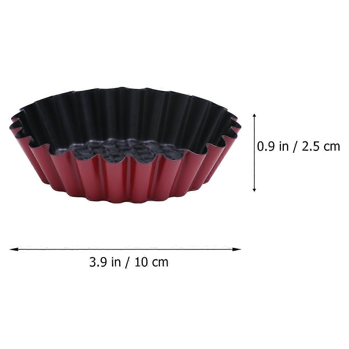 Egg Tarts Mould Baking Tool Chrysanthemum Shape for 12Pcs Home Kitchen