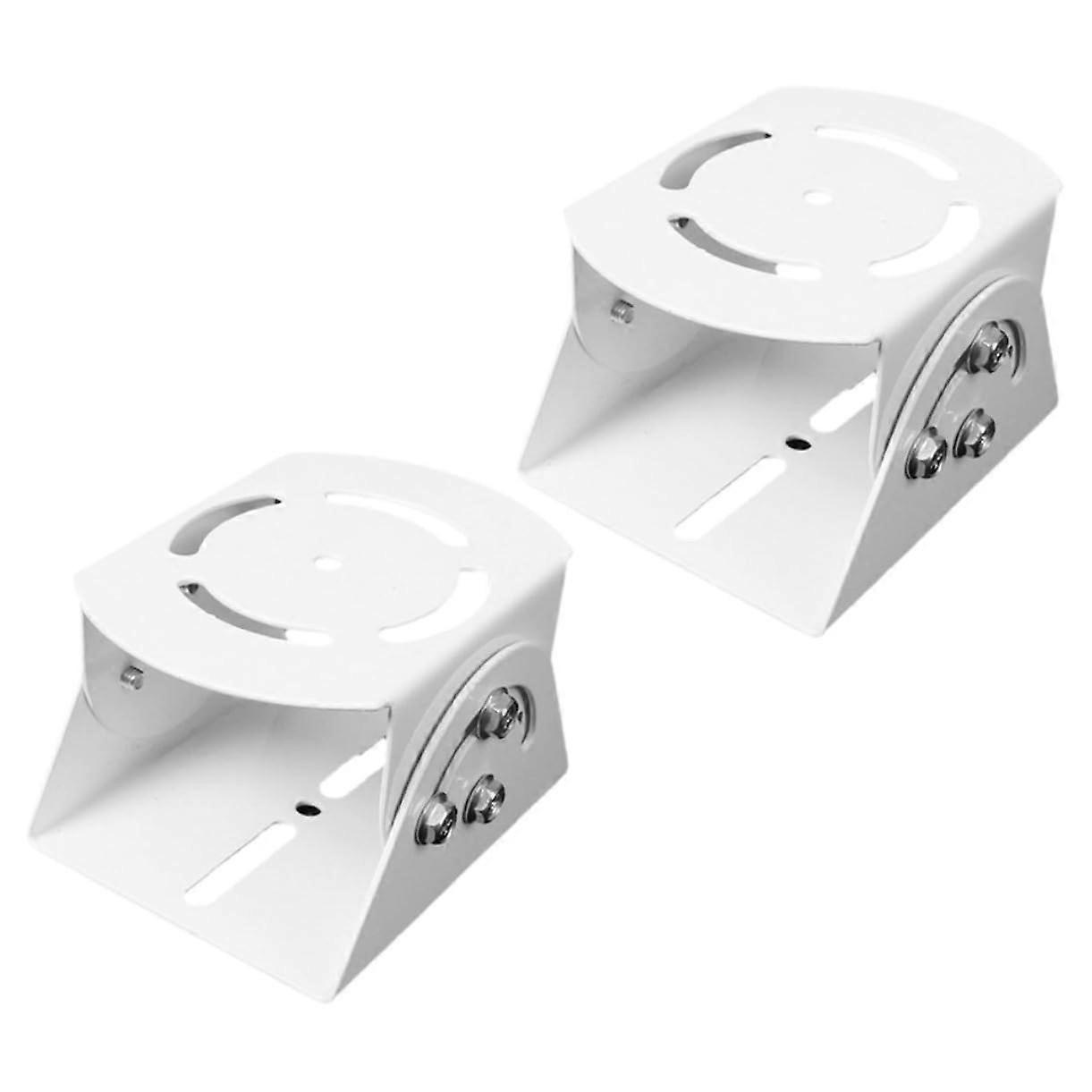 2pcs Adjustable Security Camera Wall Mount Bracket with Multiangle Adjustment for Indoor Outdoor Use
