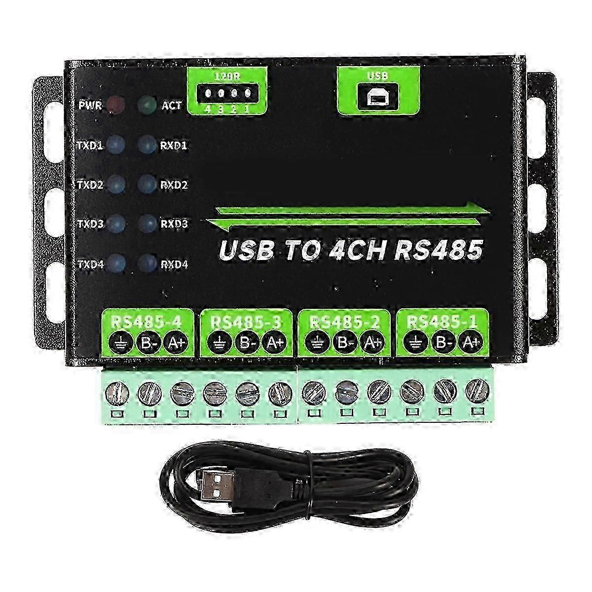USB to 4CH RS485 Converter Module