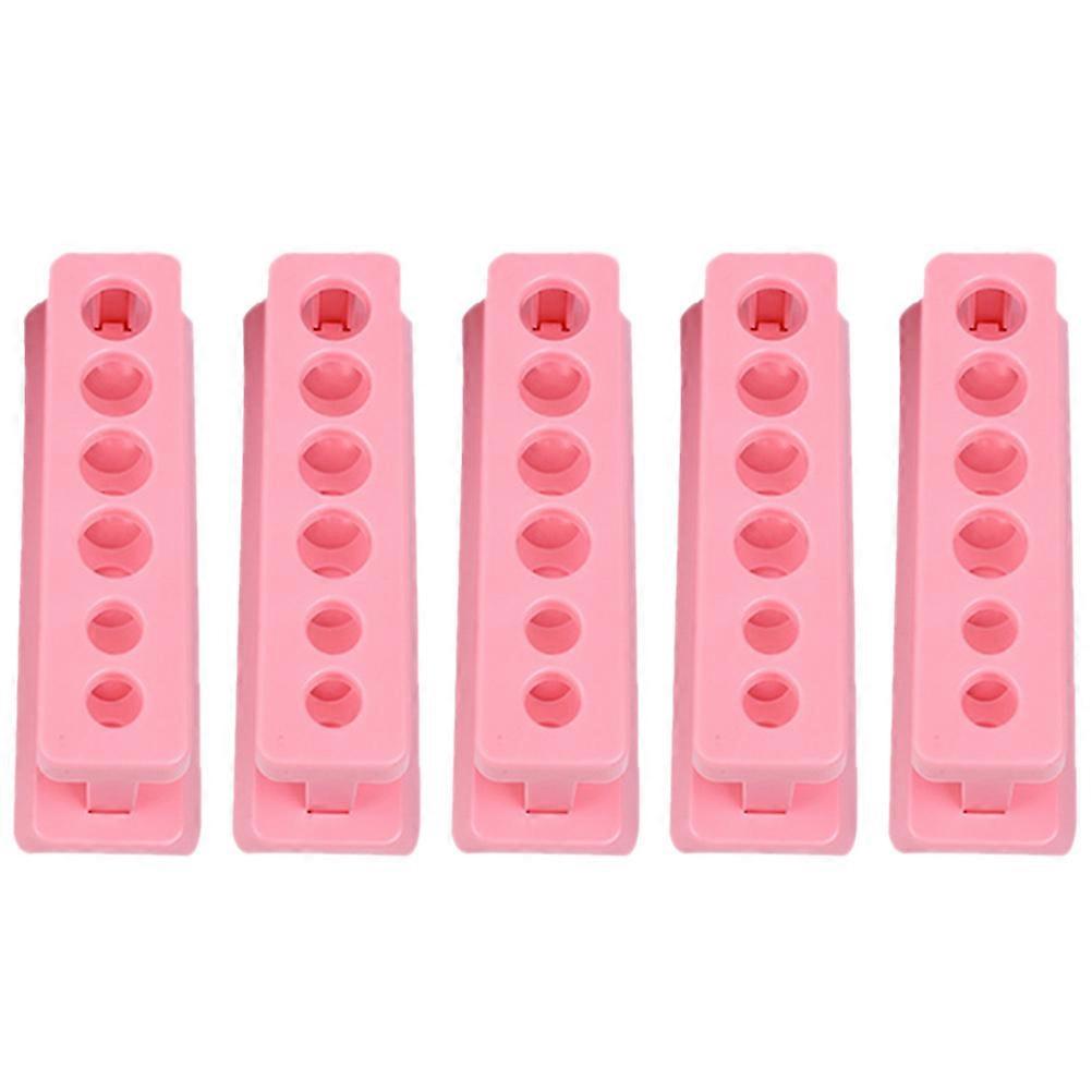 Plastic Test Tube Rack Holder for School Use 5Pcs Set