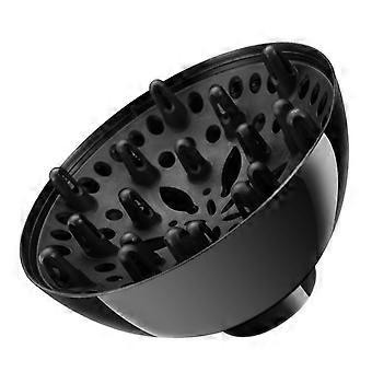 Diffuseur universel noir pour cheveux bouclés/ondulés, contrôle des frisottis, compatible avec la plupart des sèche-cheveux