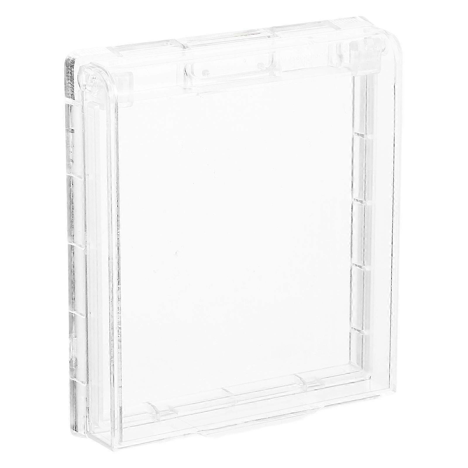 Waterproof 86 Type Socket Box Adhesive Transparent Hinged Electrical Outlet Protection Case for Bath