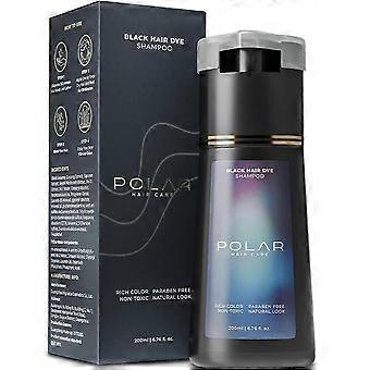 feeling Polar Haircare - Hair Dye Shampoo for Gray Hair for Women & Men (Jet Black) Natural Hair Dye Kit - Semi Permanent Hair Dye Shampoo - Vegan Hai