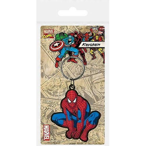 Spider-Man Crouch Keyring