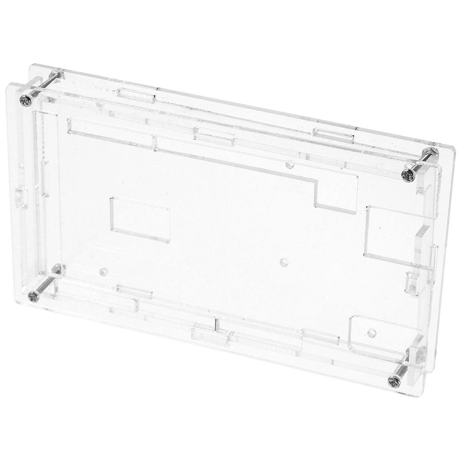 Development Board Acrylic Shell Protective Case with Fixing Frame 4Pcs Transparent Material