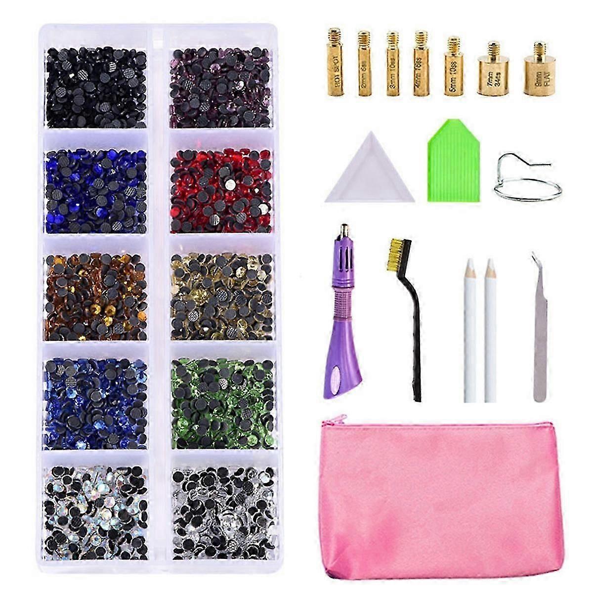 Rhinestone Set with Applicator for DIY Crafts