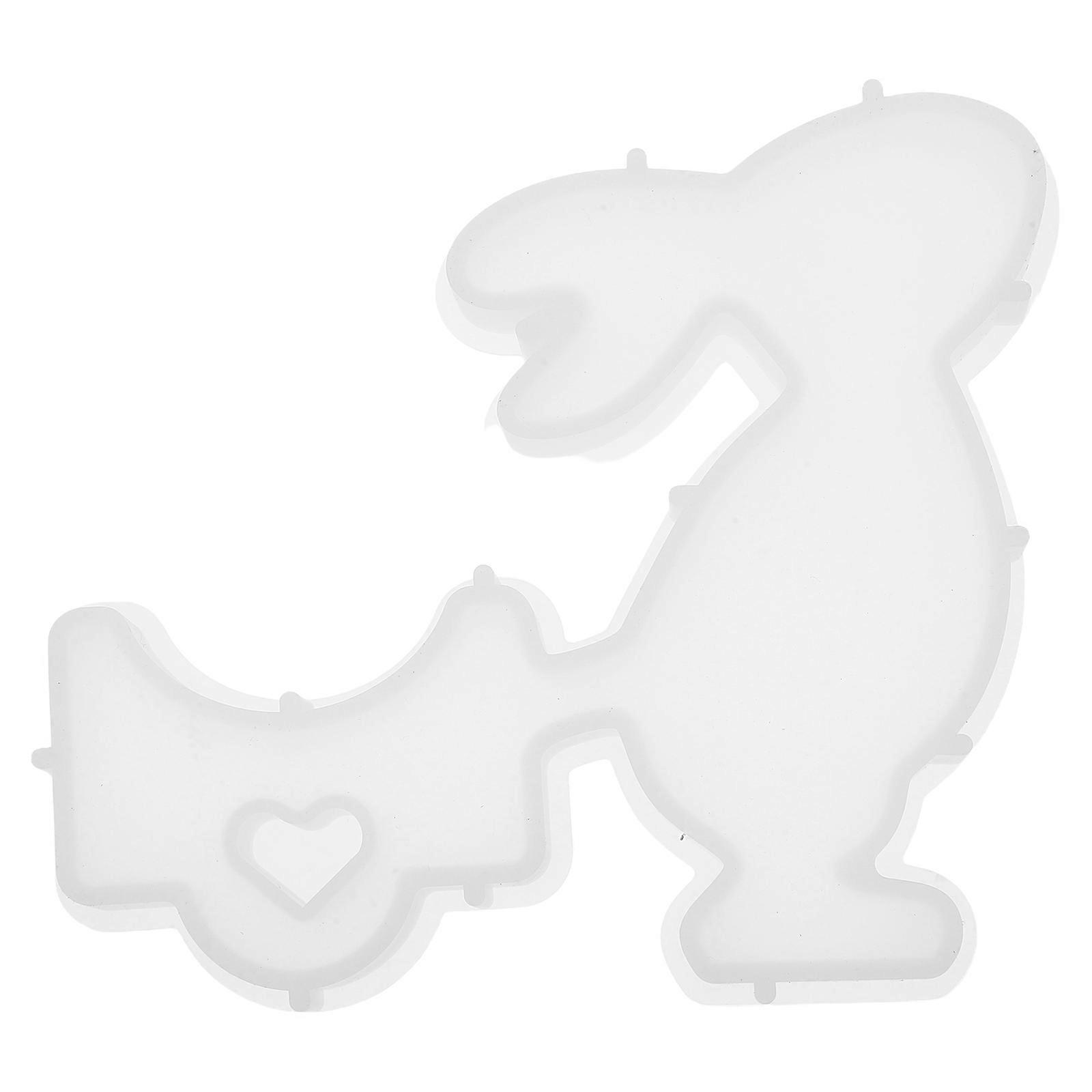 Silicone Easter Rabbit Mold for Casting Candle DIY Handmade Crafts