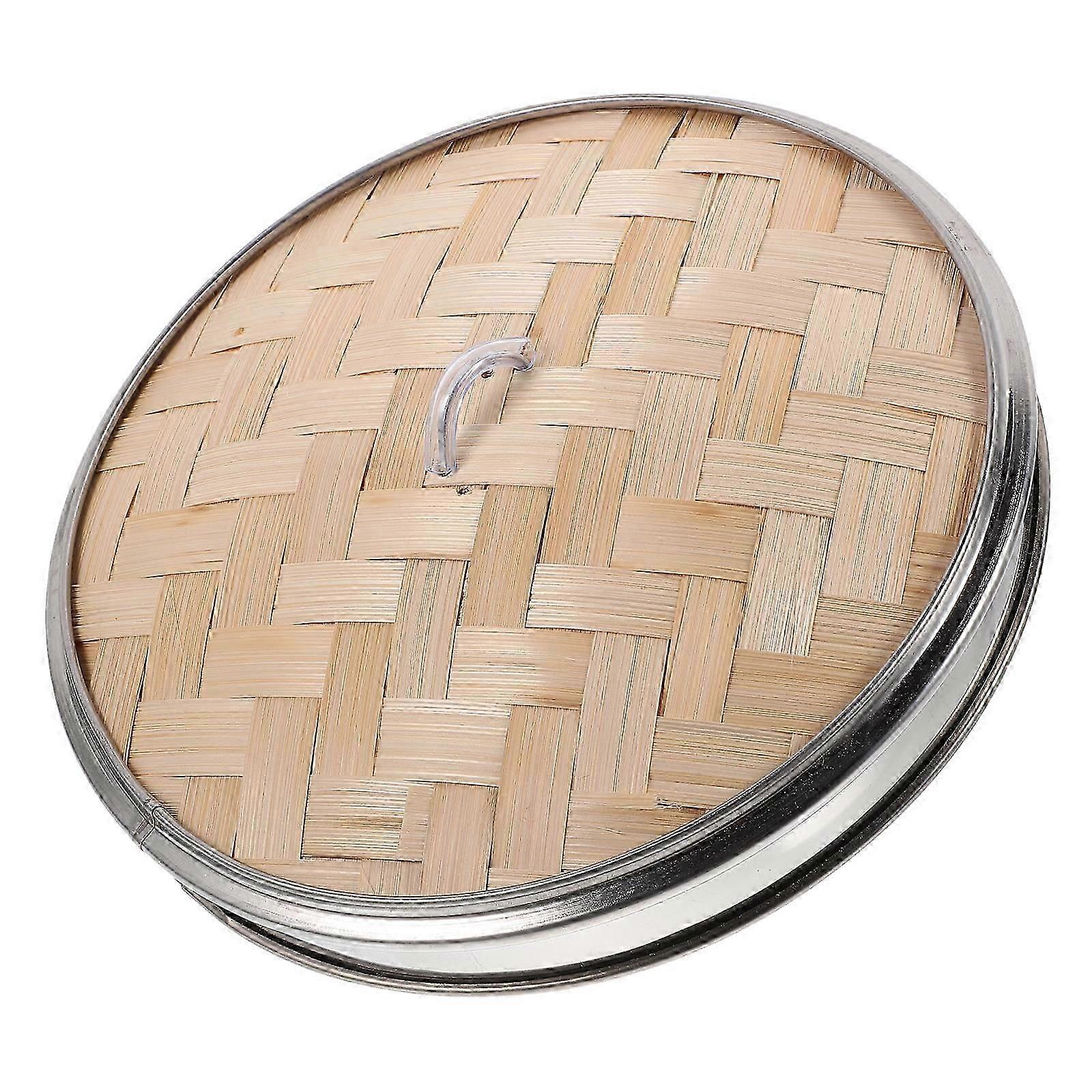 Dumpling Steamer Basket Lid for Cooking with Practical Bamboo