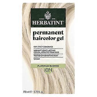 Herbatint, Permanent Haircolor Gel, 10N Platinum Blonde, 5.75 fl oz (170 ml)