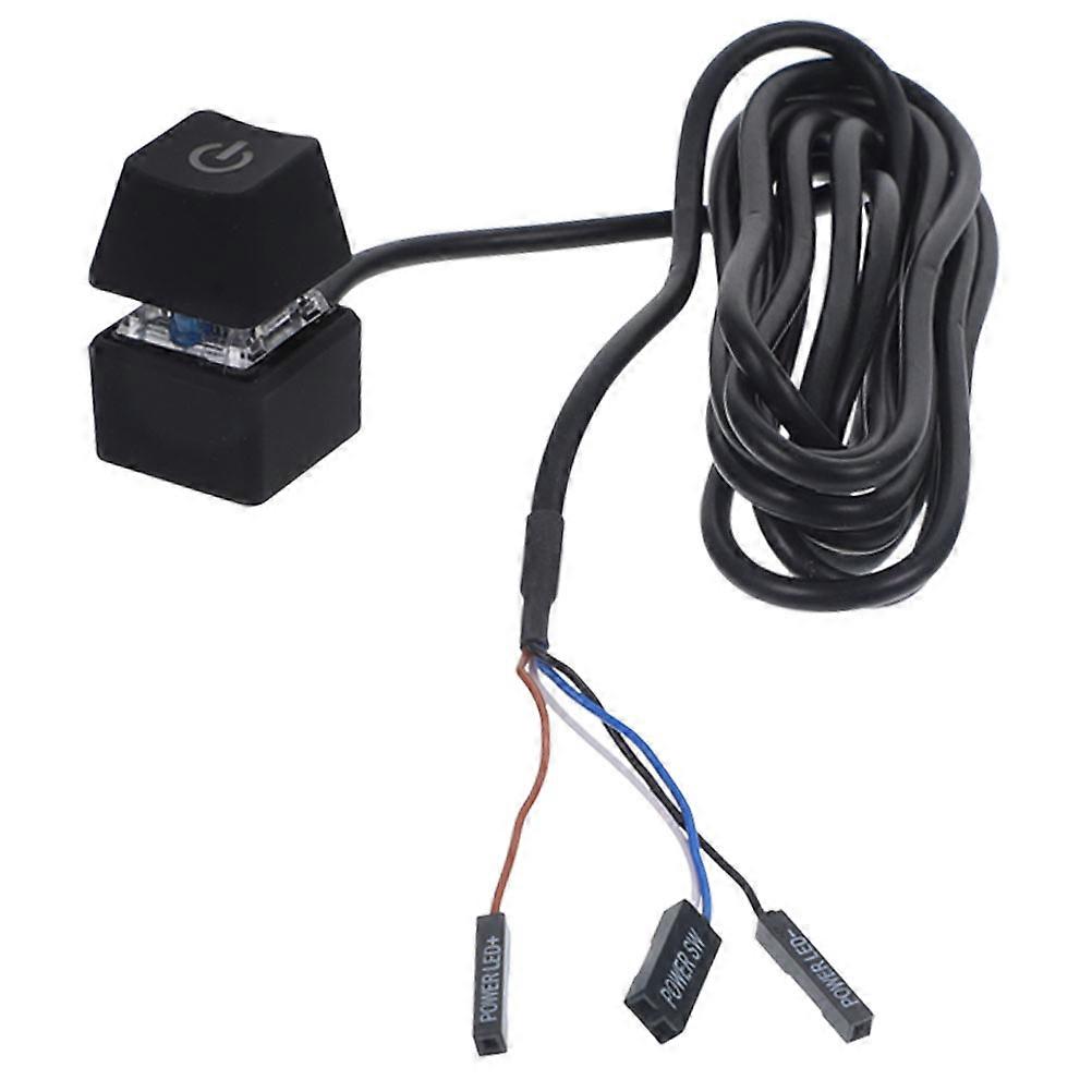 Desktop Computer Power Button Extension Power Supply Cable PC Power Button Cable