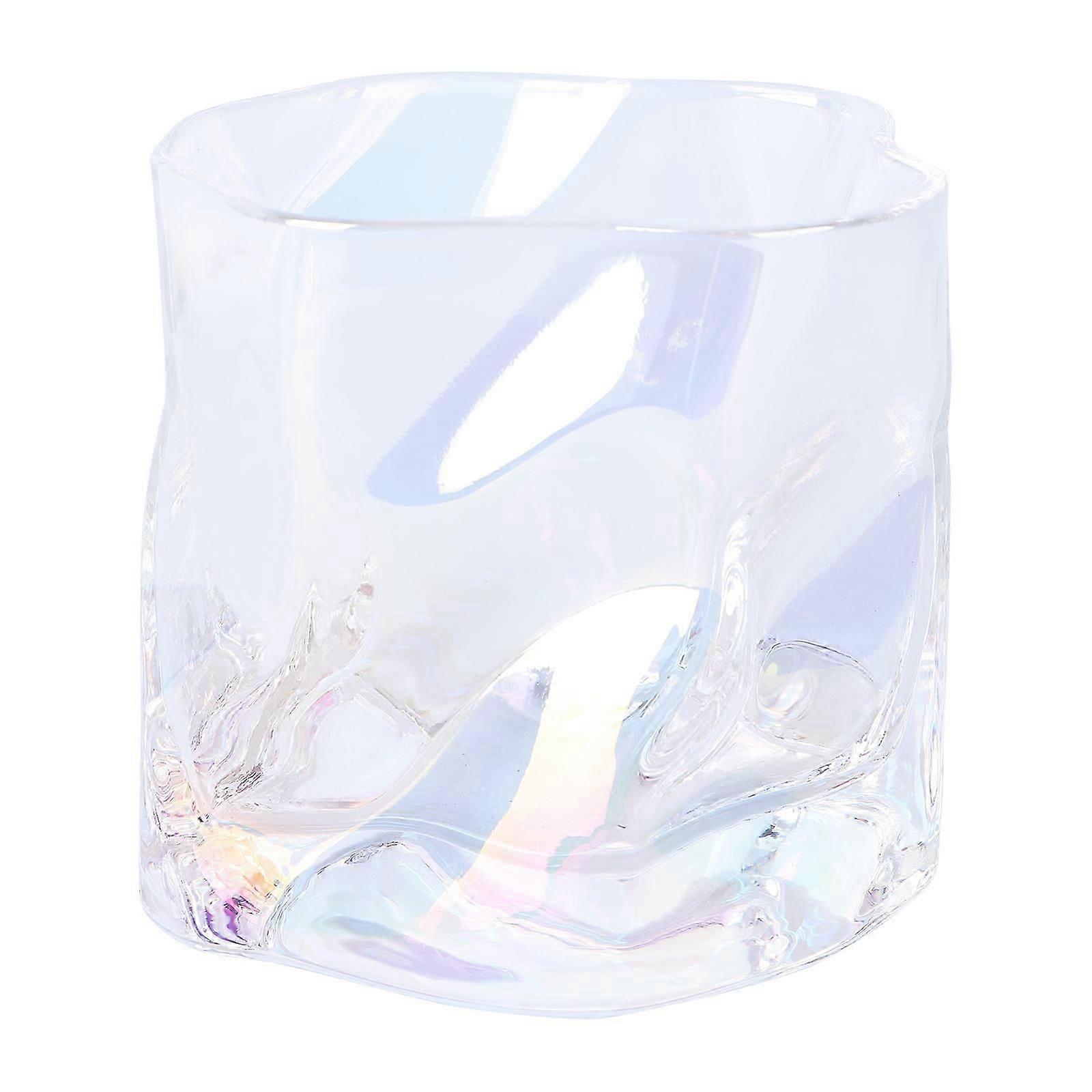 Whiskey Drinking Cup Glass Cup for Drinking 1Pcs Creative Irregular Shape