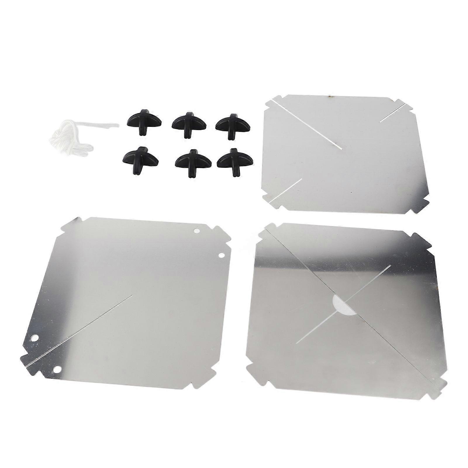 10pcs octaédrico tipo refletores de radar de alumínio 12x12 polegadas para veleiros lancha