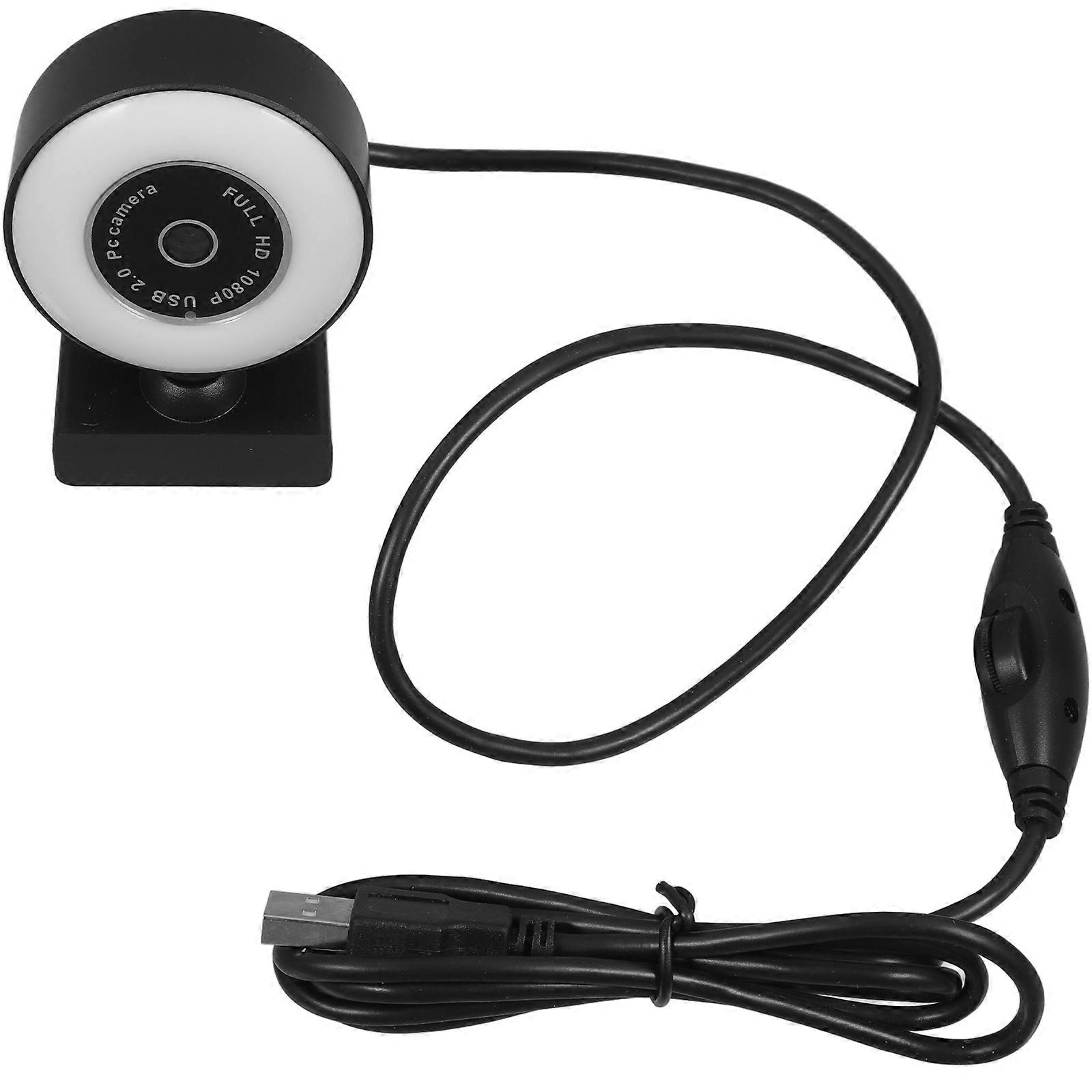 Web Camera Ring Light for Computer with USB High Definition Webcam