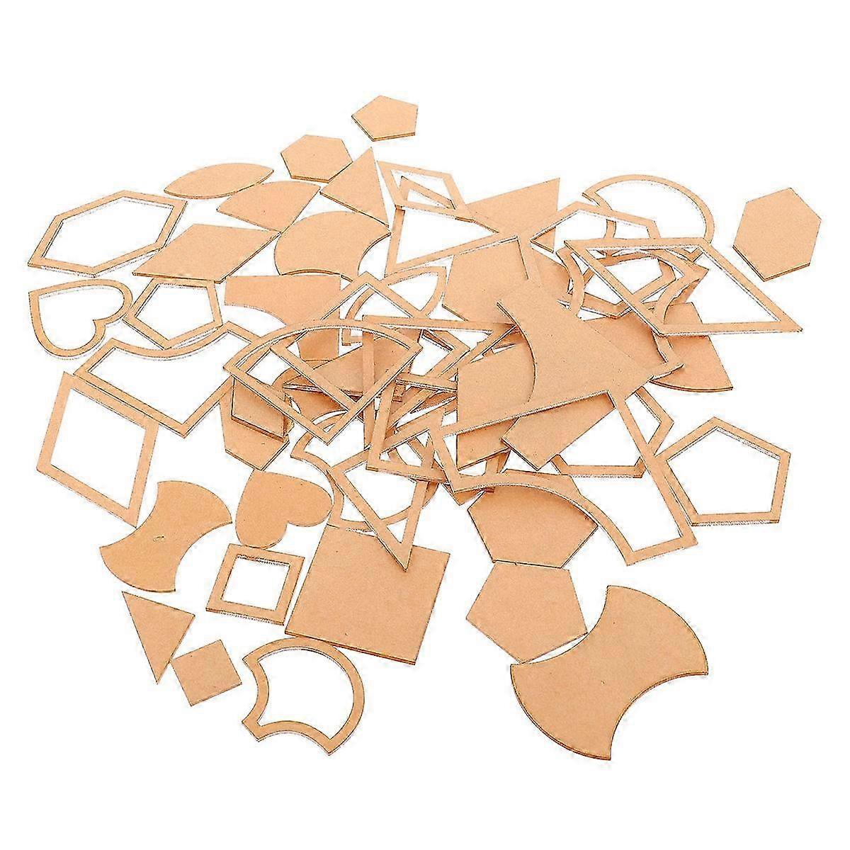 54pcs Multi Pattern Quilting Acrylic Templates Set Practical DIY Supply