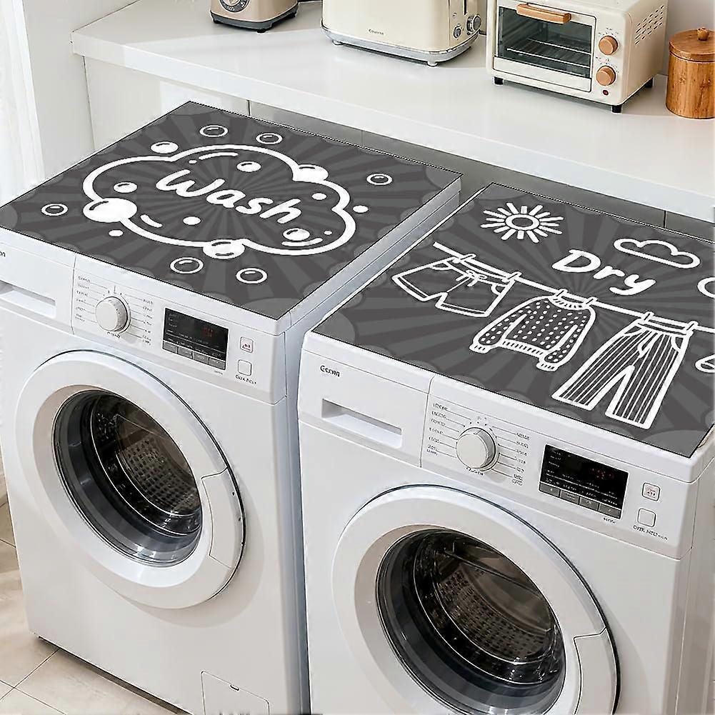 Diatomaceous Earth Rubber Washing Machine Pad Square Cloud 600x600mm 2pcs/set