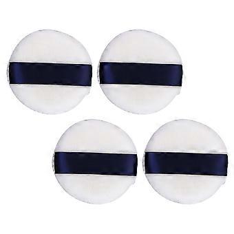 Loose Powder Puff Powder Puff for Makeup 4Pcs White Sponge Cosmetic Accessory