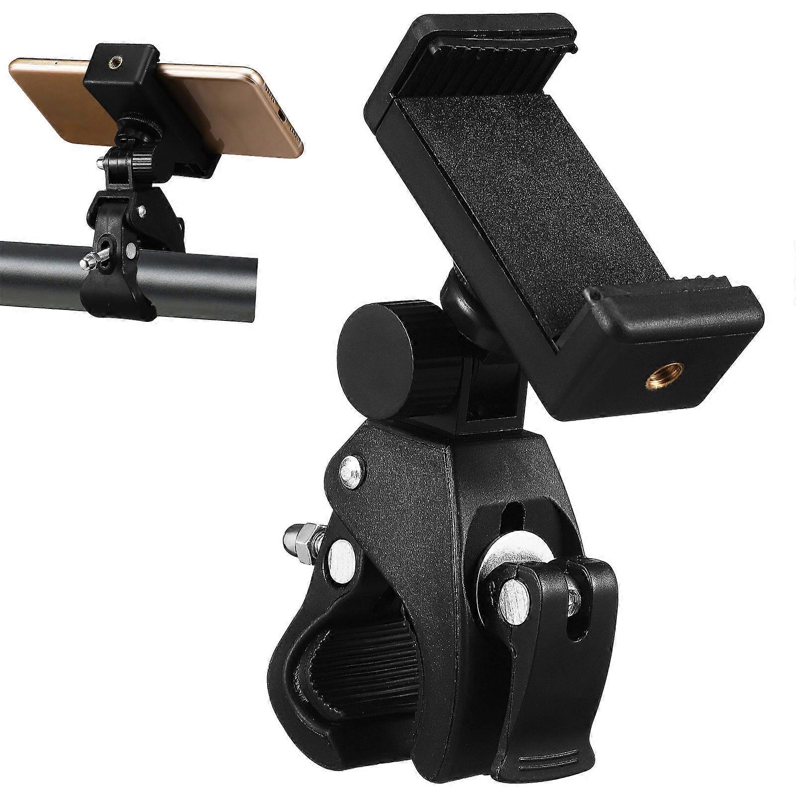 1 support de micro/téléphone réglable avec pince