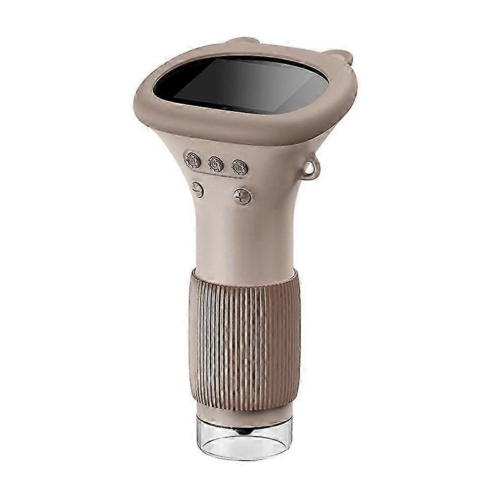 Mini Children Electron Microscope Pocket Microscope compatible with Children with 8 LEDs Digital Microscope with Adjustment Button