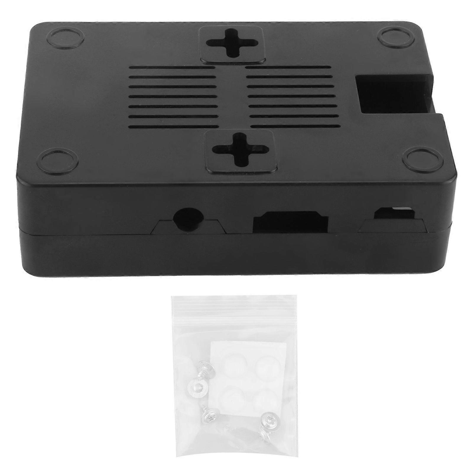 Capa protetora ABS Shell Enclosure acessório componente para Raspberry Pi 3B 3B + (preto)