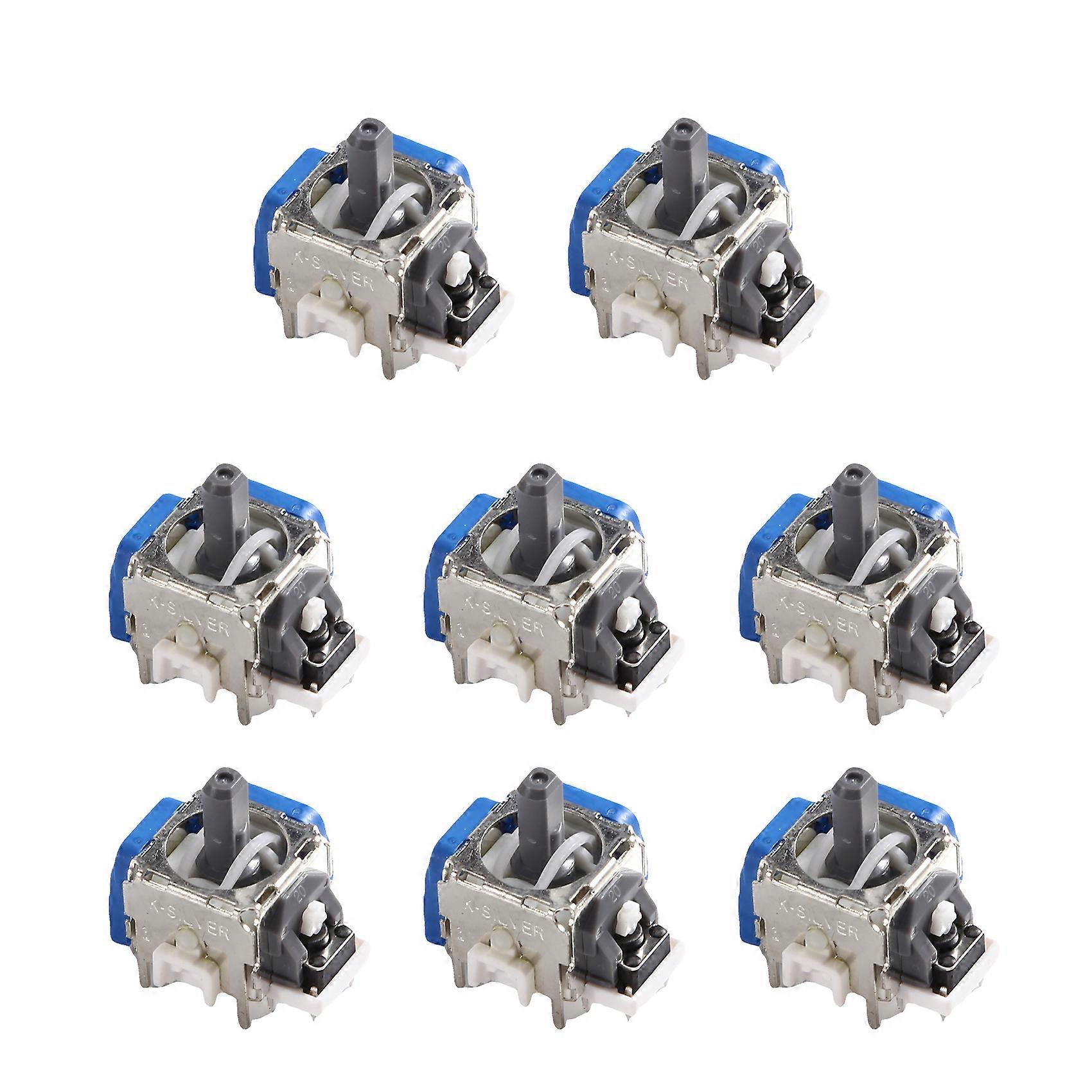8Pcs TMR Electromagnetic Hall Effect Joystick JS13 Pro+ TMR Electromagnetic Joystick for PS5 Controller