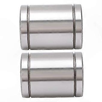 2 roulements à billes linéaires en acier, diamètre intérieur 40 mm, diamètre extérieur 60 mm, largeur 80 mm_hp