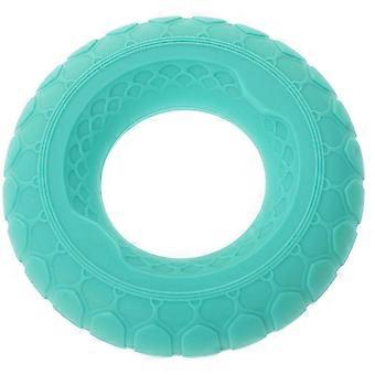 Empuñadura de silicona para la mano para recuperación muscular y entrenamiento duradero de color verde.