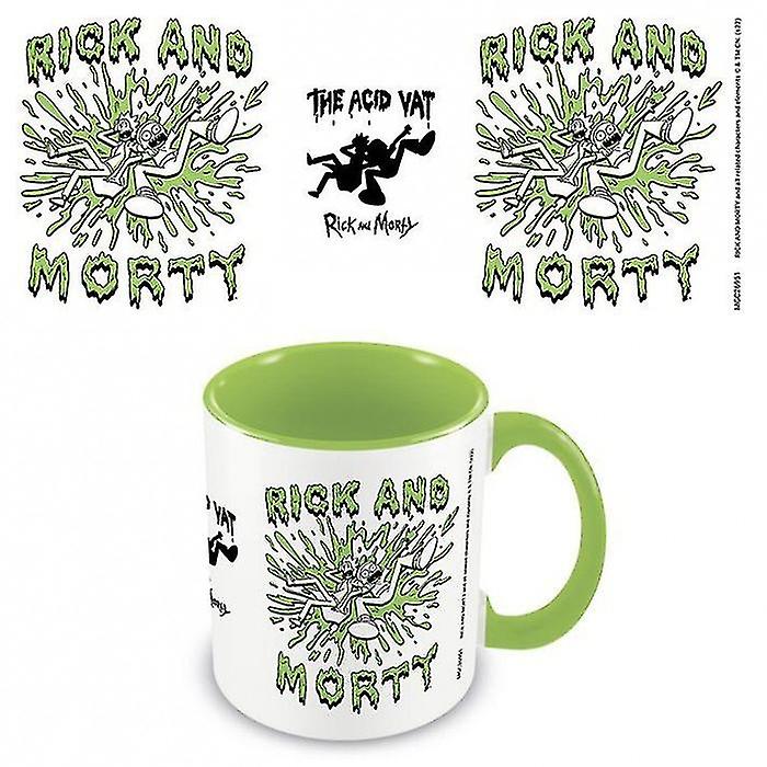 Rick And Morty Acid Vat Inner Two Tone Mug